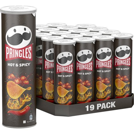 Pringles Hot & Spicy (19 x 165 gr.)