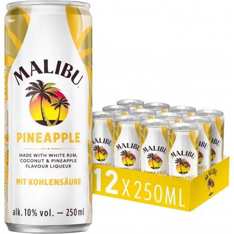 Malibu Rum & Pina Colada Can 250mL