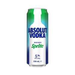 Absolut Vodka & Sprite 250ml
