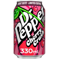 Dr Pepper Zero Sugar Cherry Crush Limited edition 330ml