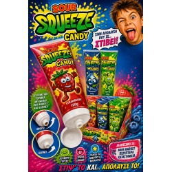 Ξινή καραμέλα SOUR SQUEEZE 120g