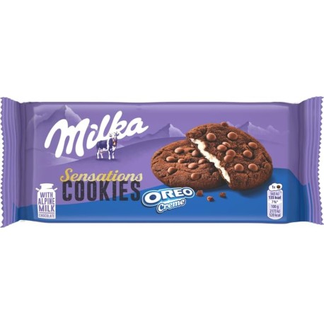 Milka Μπισκότα Oreo Cookies Sensations 156gr