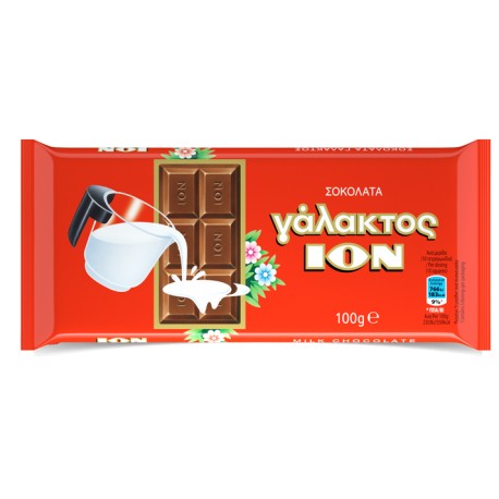 Σοκολάτα Γάλακτος ΙΟΝ 70 gr, 100gr
