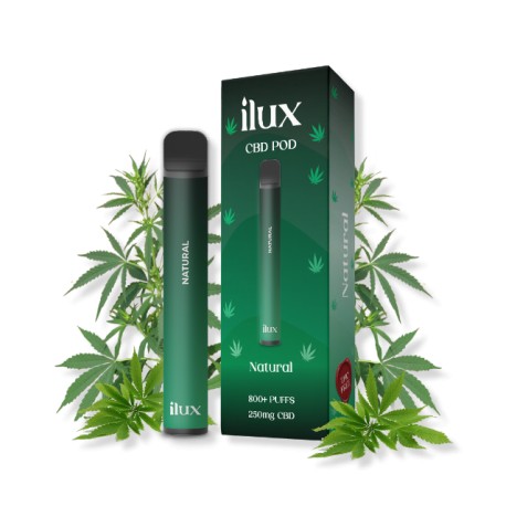 ilux CBD Pod Natural - 900Puffs