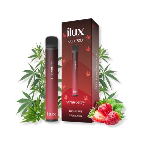 ilux CBD Pod Strawberry - 900 Puffs