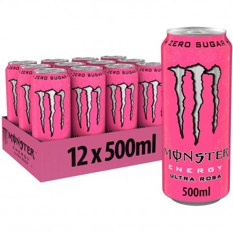 Monster Ultra Rosá SUGAR FREE 12 x 500ml