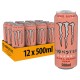 Monster Energy Drink Ultra Peachy Keen 12 x 500ml / sugar free.