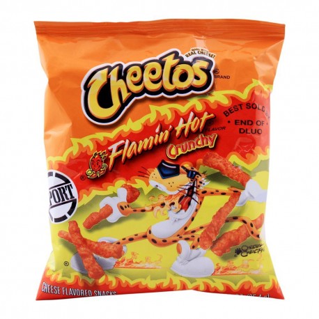 Γαριδάκια Πικάντικα Cheetos Flamin Hot Crunchy 35g