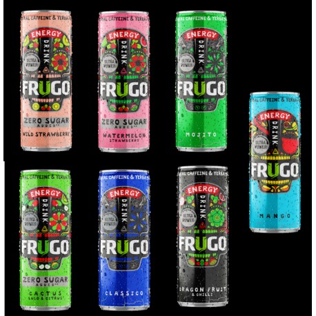 Frugo Energy Drink Zero Sugar 330 ml