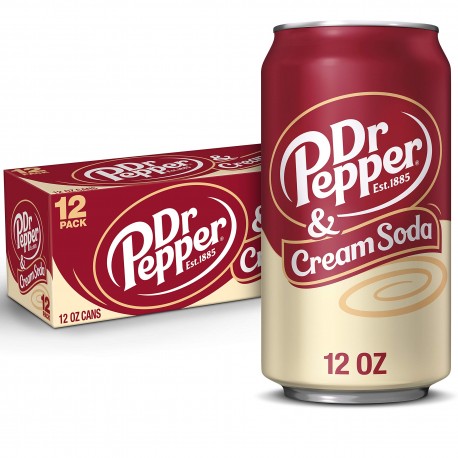 Dr Pepper & Cream Soda 355ml