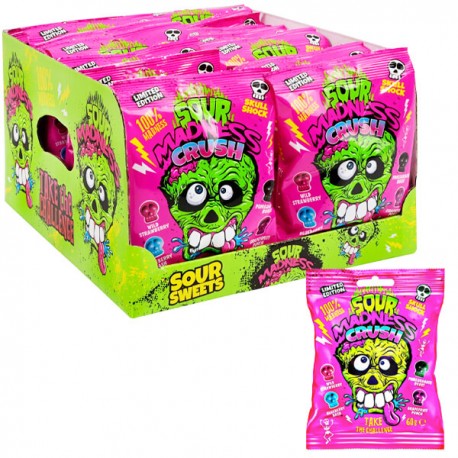 Καραμέλες Sour Madness Crush 60g