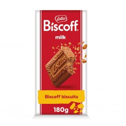 Lotus Biscoff Milk Chocolate with Biscoff Crumbs 180g