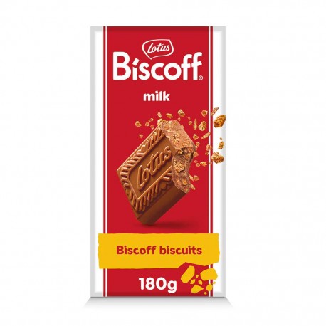 Lotus Biscoff Milk Chocolate with Biscoff Crumbs 180g