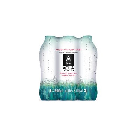 Aqua Carpatica Ανθρακούχο Νερό 500ml (6τεμ)