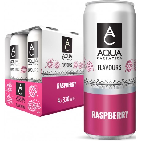 AQUA Carpatica Sparkling Flavours Raspberry 330ml
